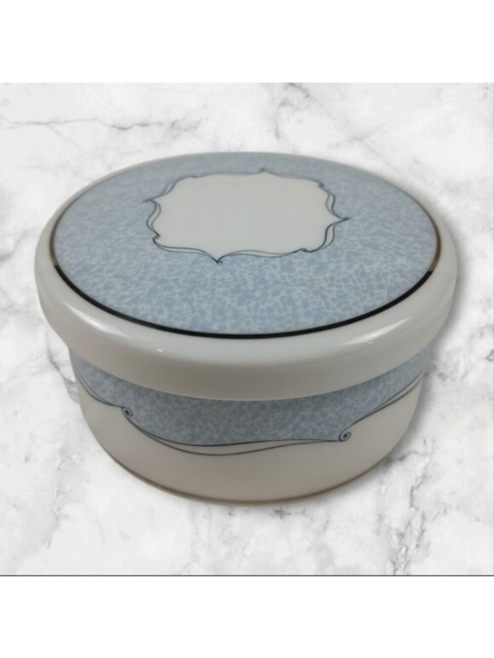 Wedgwood Venice Bone China Round Trinket Box